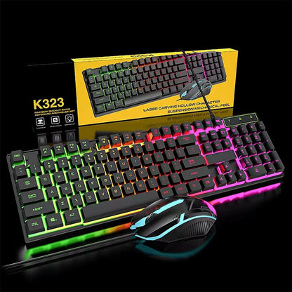 Wired Gaming Keyboard with RGB Backlight, Black