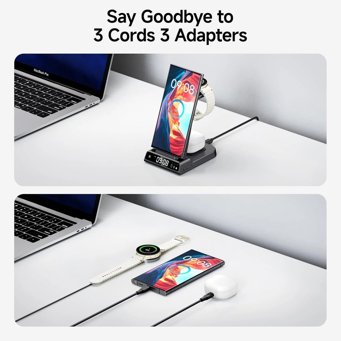 3-In-1 Samsung Galaxy Wireless Charging Station