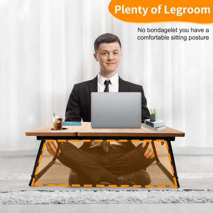 Laptop Bed Tray Table,  Adjustable Foldable Lap Desk for Bed and Sofa, Laptop Desk Notebook Stand for Eating Breakfast, Reading Book