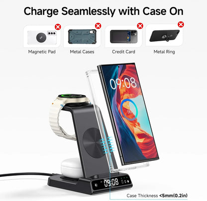 3-In-1 Samsung Galaxy Wireless Charging Station