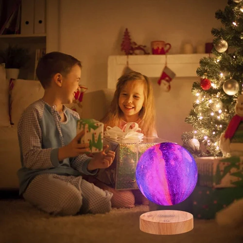 Levitating Moon Table Lamp, 16 Colors, Remote Control, Unique Gifts,Home and Office Decor