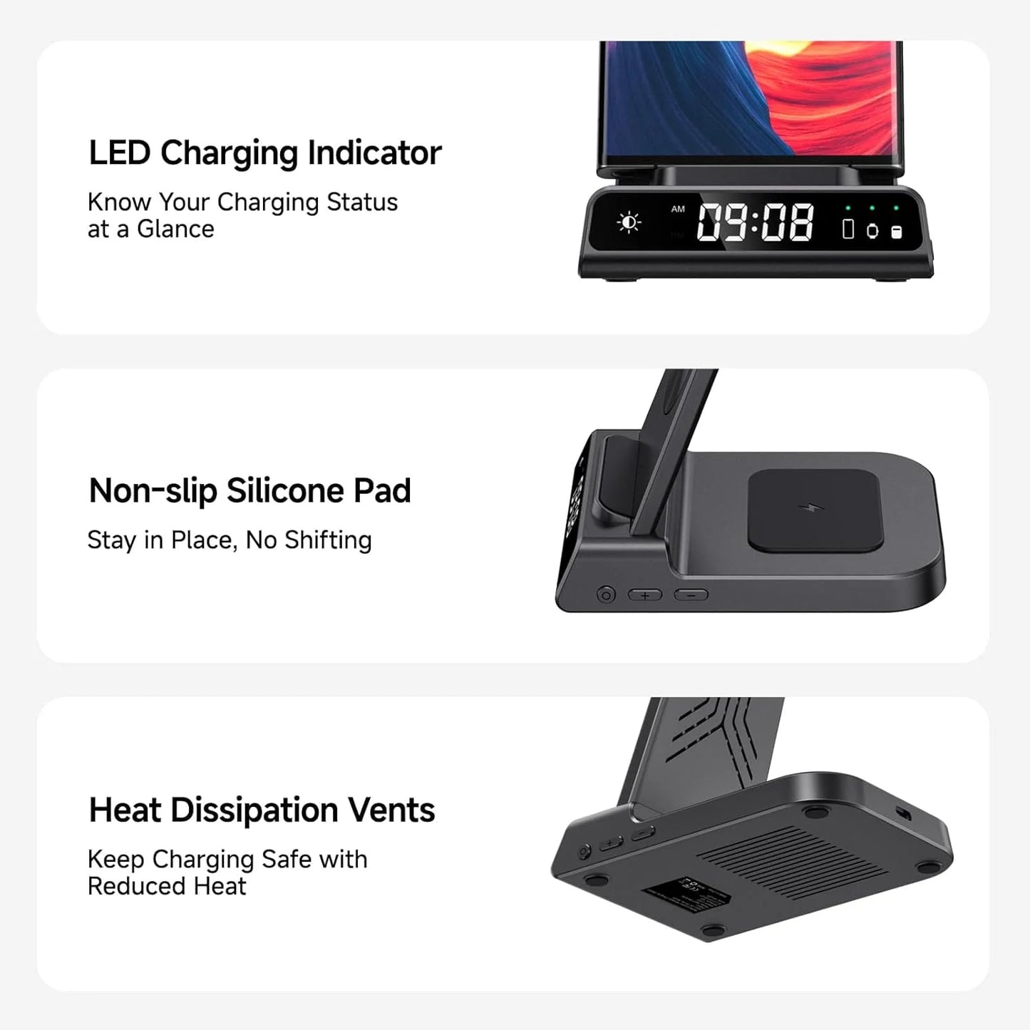 3-In-1 Samsung Galaxy Wireless Charging Station